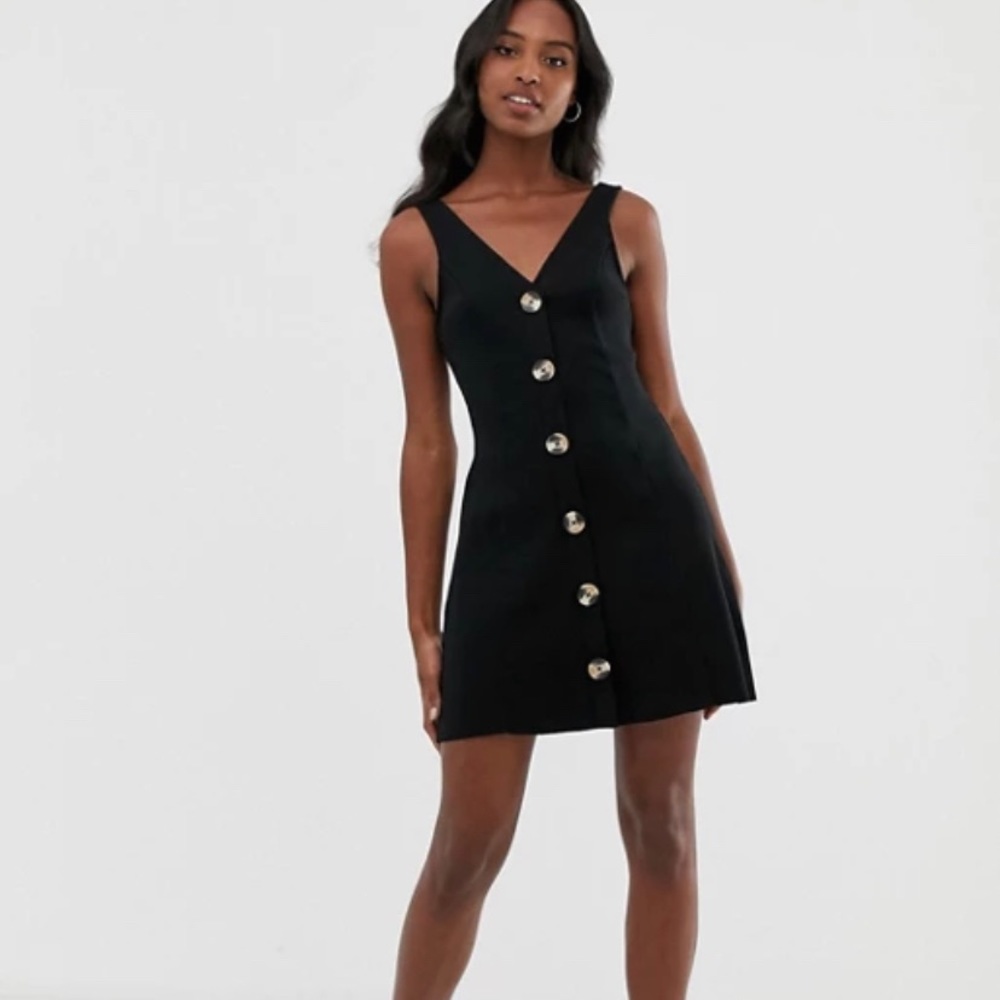 Button down sleeveless dress